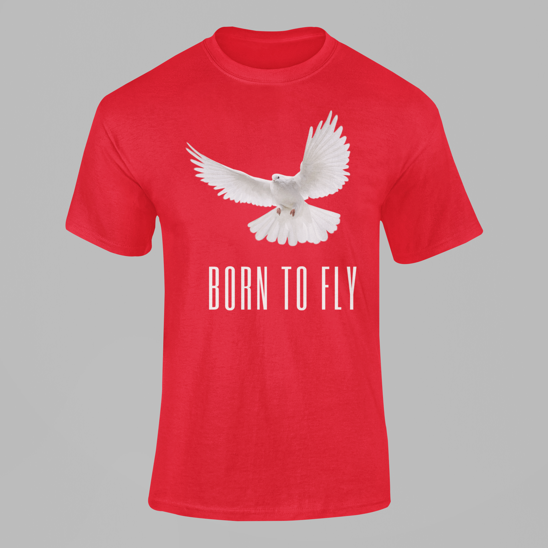 Born To Fly Men's Cotton T-Shirt