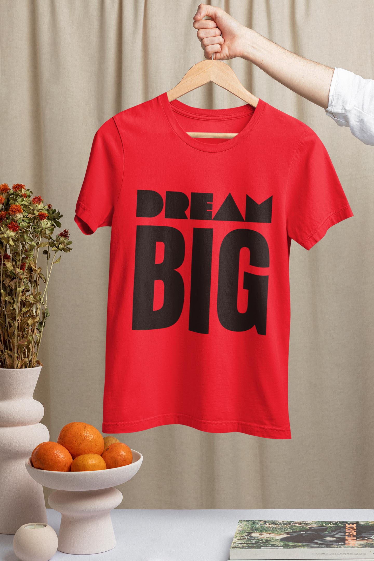 Dream Big Men's Cotton T-Shirt