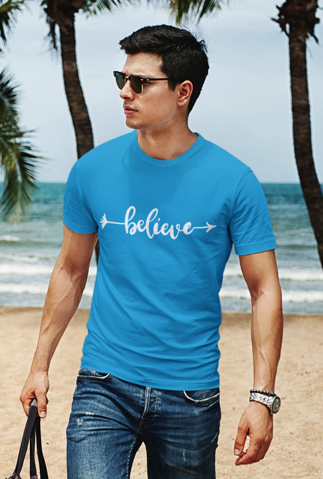 Believe Men's Cotton T-Shirt