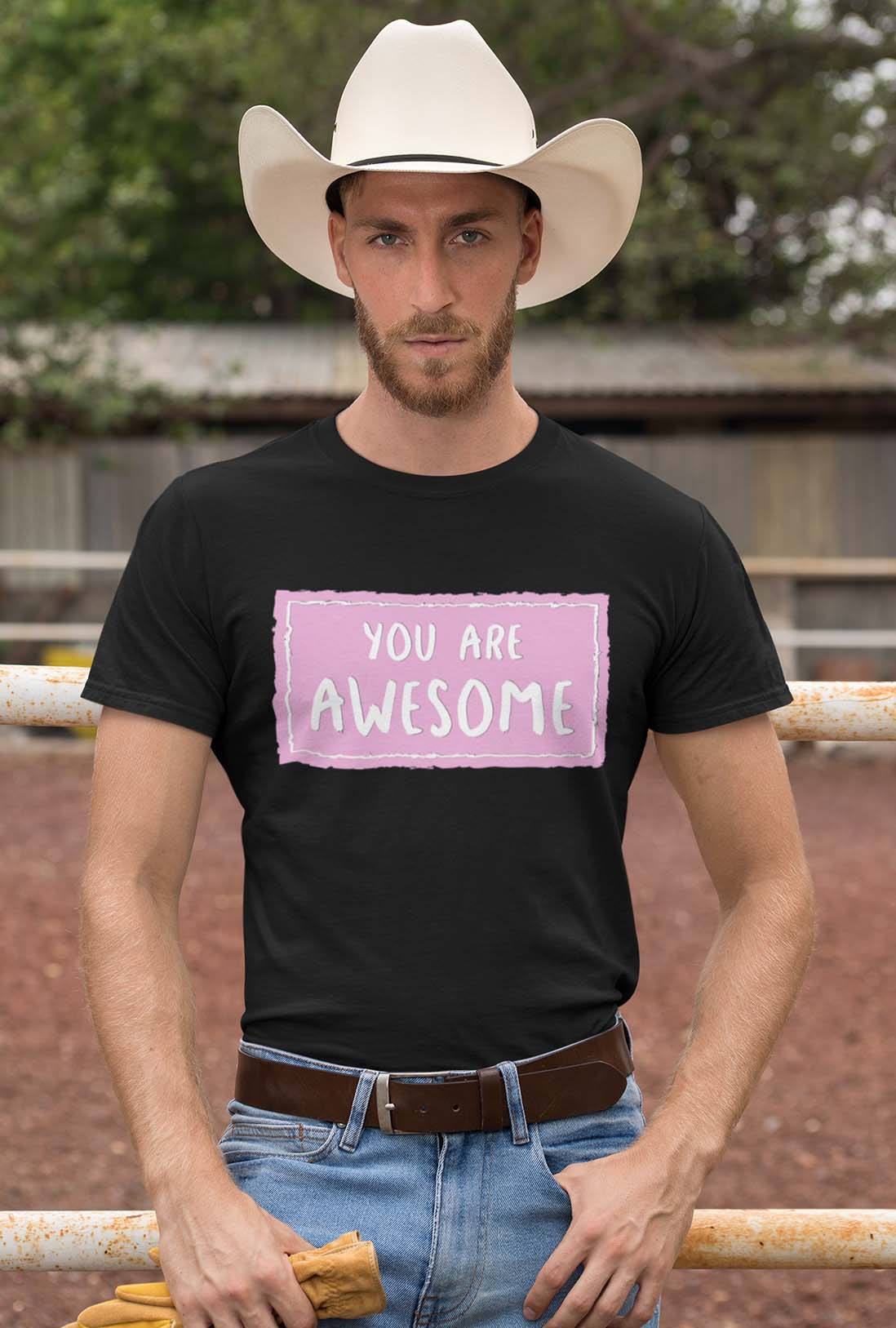You Are Awesome Men's Cotton T-Shirt