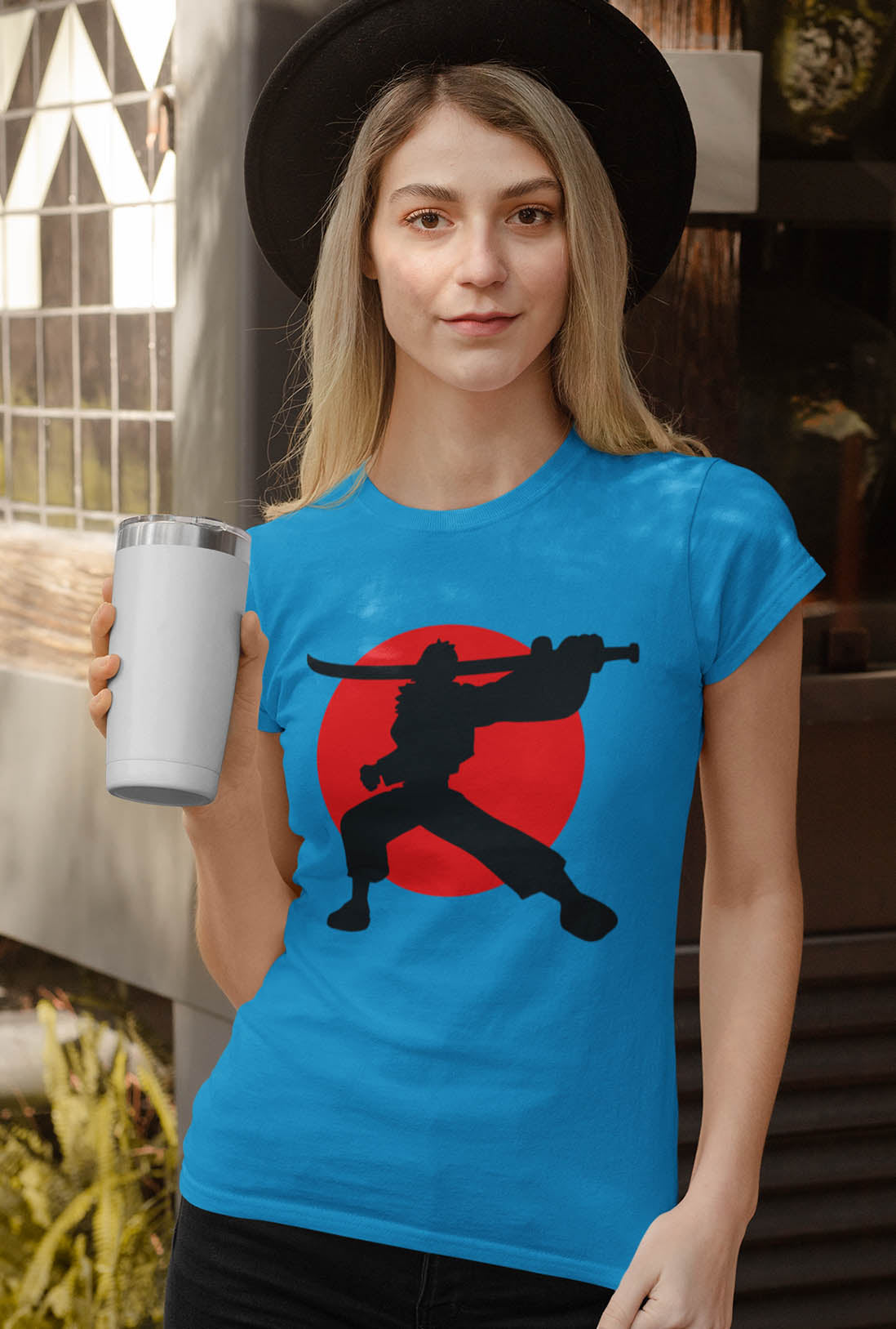 Samurai Women's Cotton T-Shirt