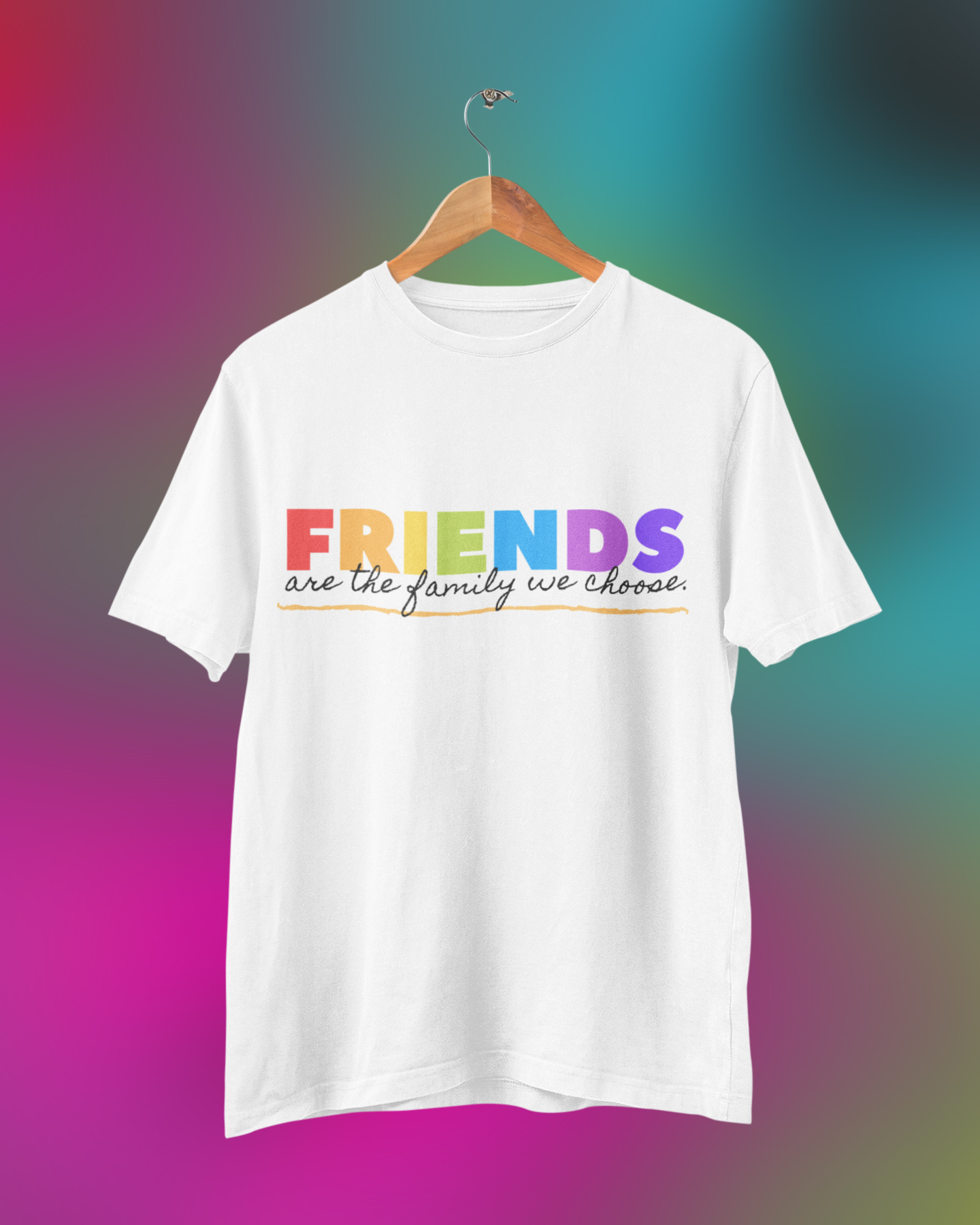 Friends Are Men's Cotton T-Shirt