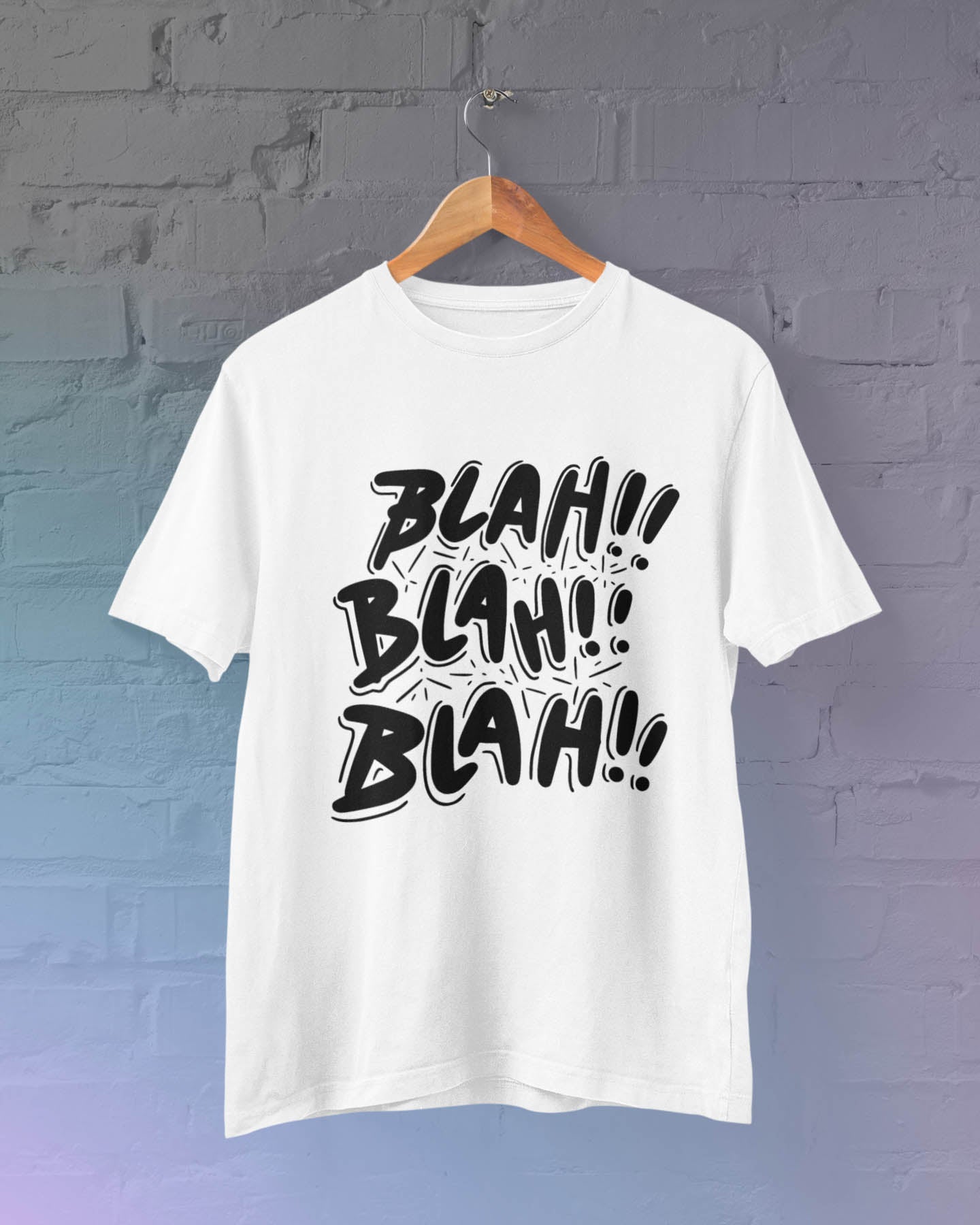 Blah Women's Cotton T-Shirt