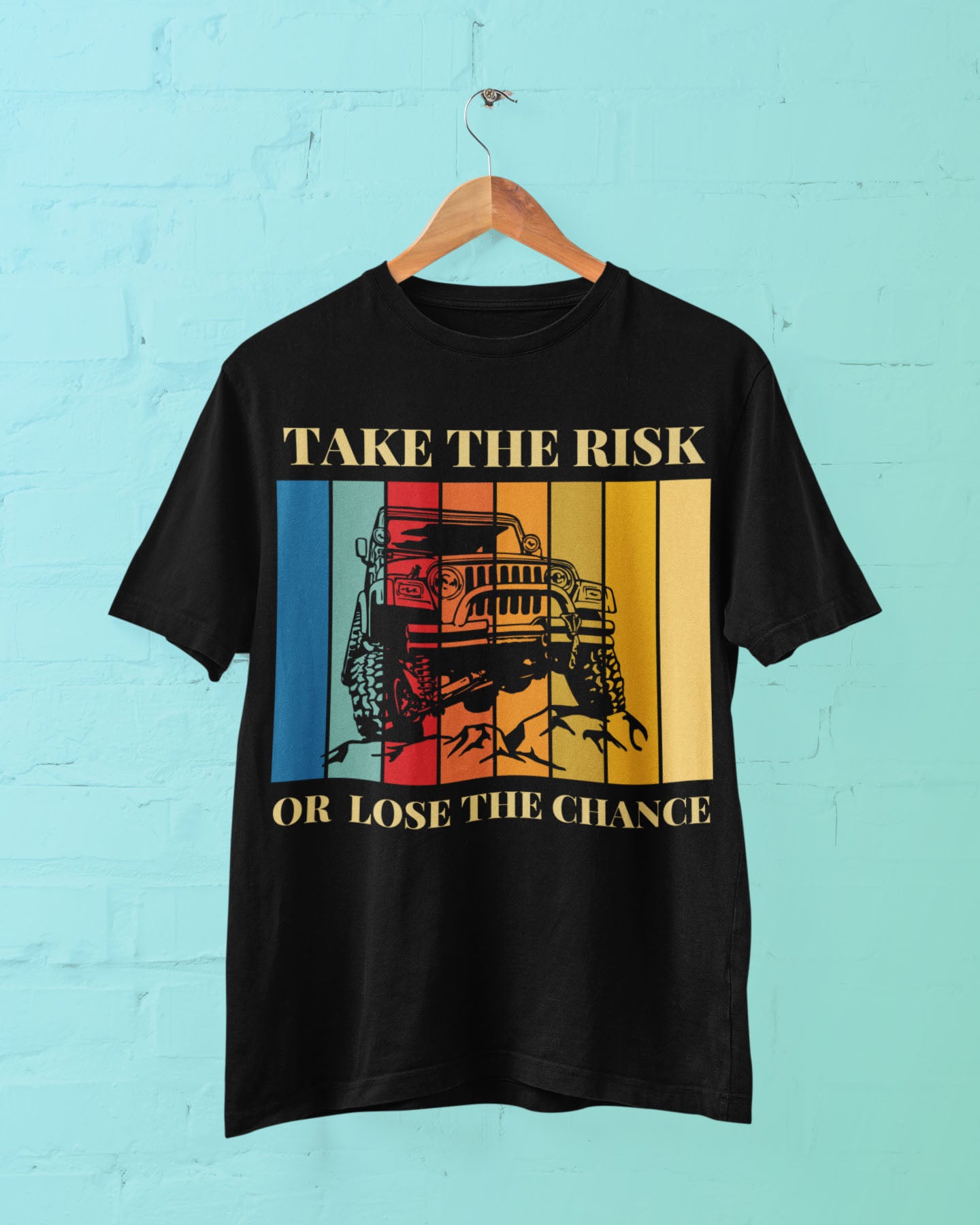 Take The Risk Men's Cotton T-Shirt
