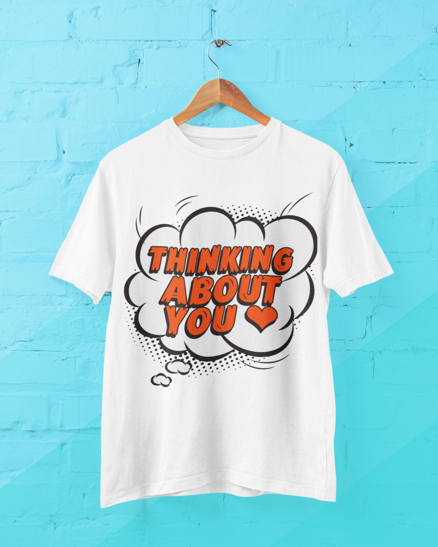 Thinking About You Men's Cotton T-Shirt