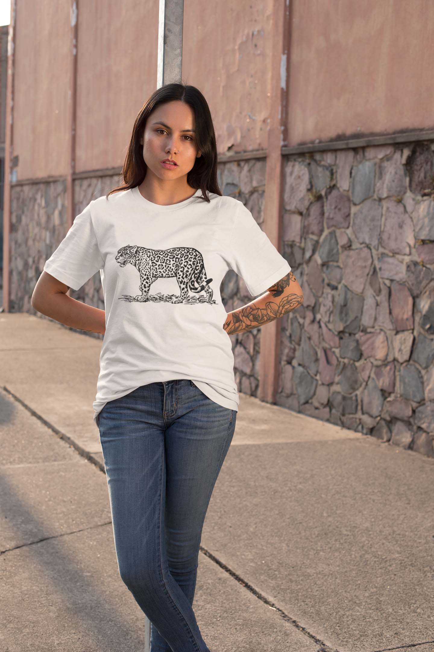 Tiger Women's Cotton T-Shirt