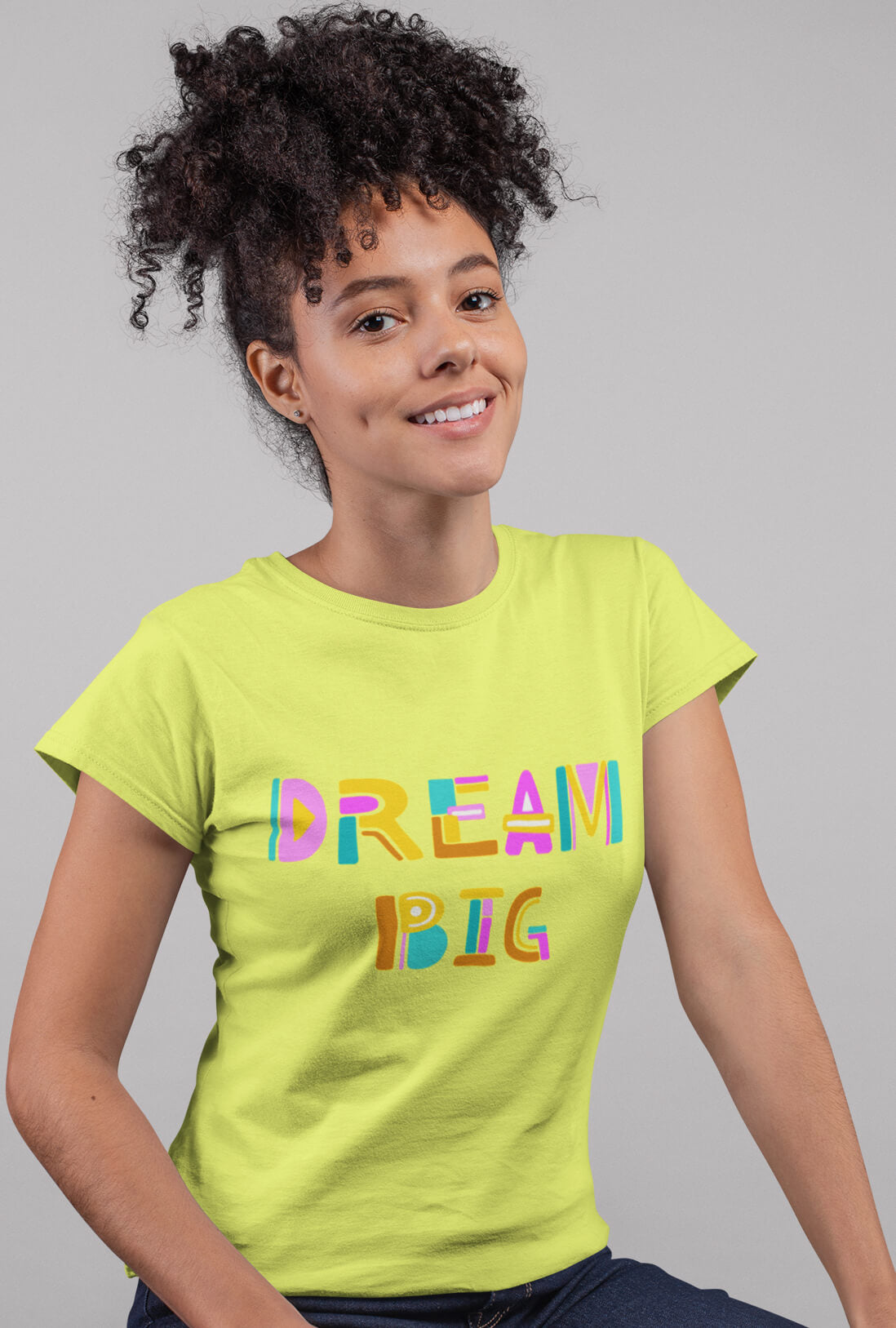 Dream Big Women's Cotton T-Shirt