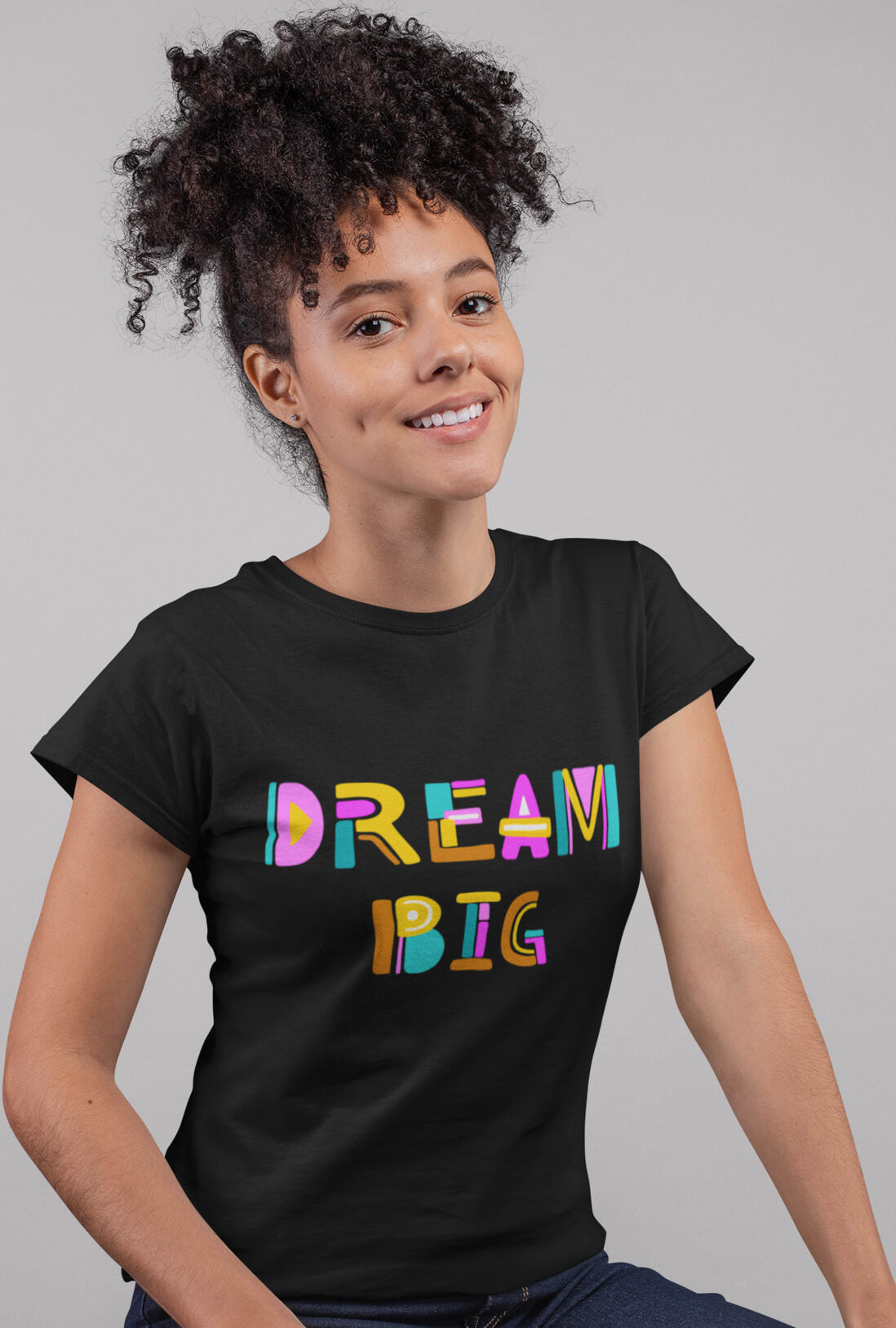 Dream Big Women's Cotton T-Shirt