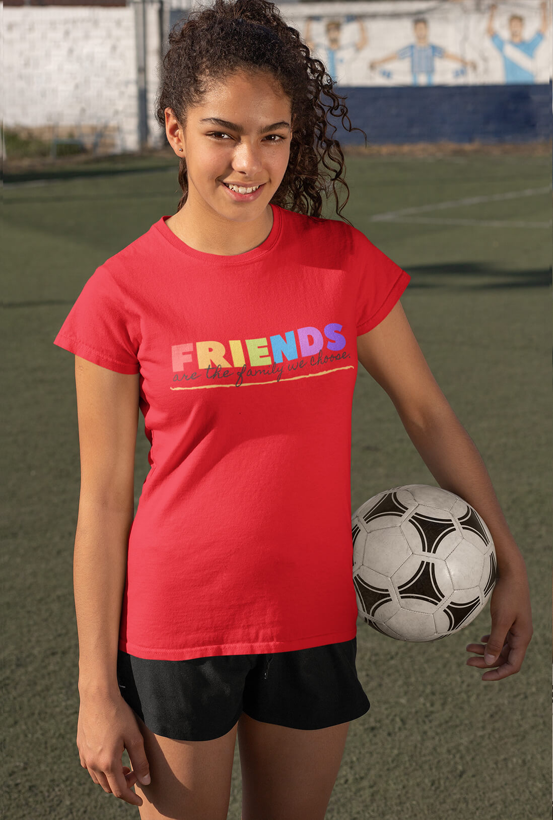 Friends Are The Family Women's Cotton T-Shirt