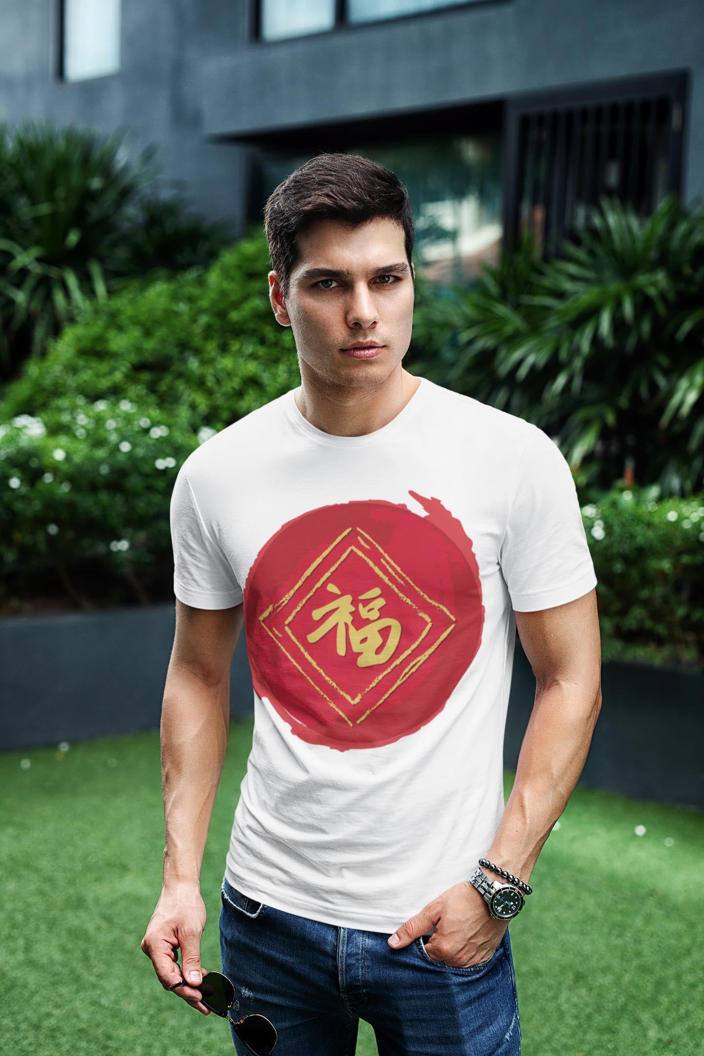 Kung Fu Men's Cotton T-Shirt