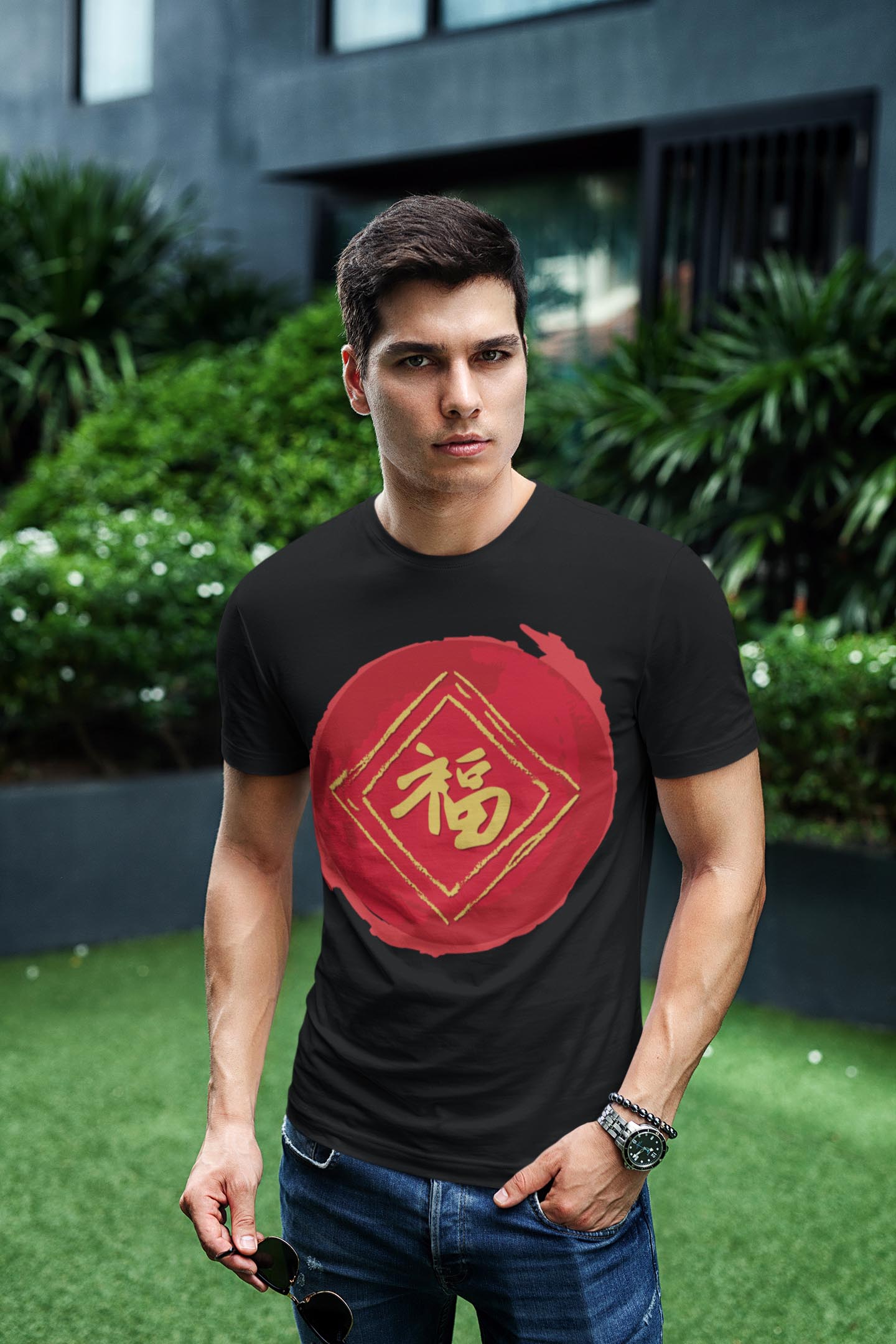 Kung Fu Men's Cotton T-Shirt