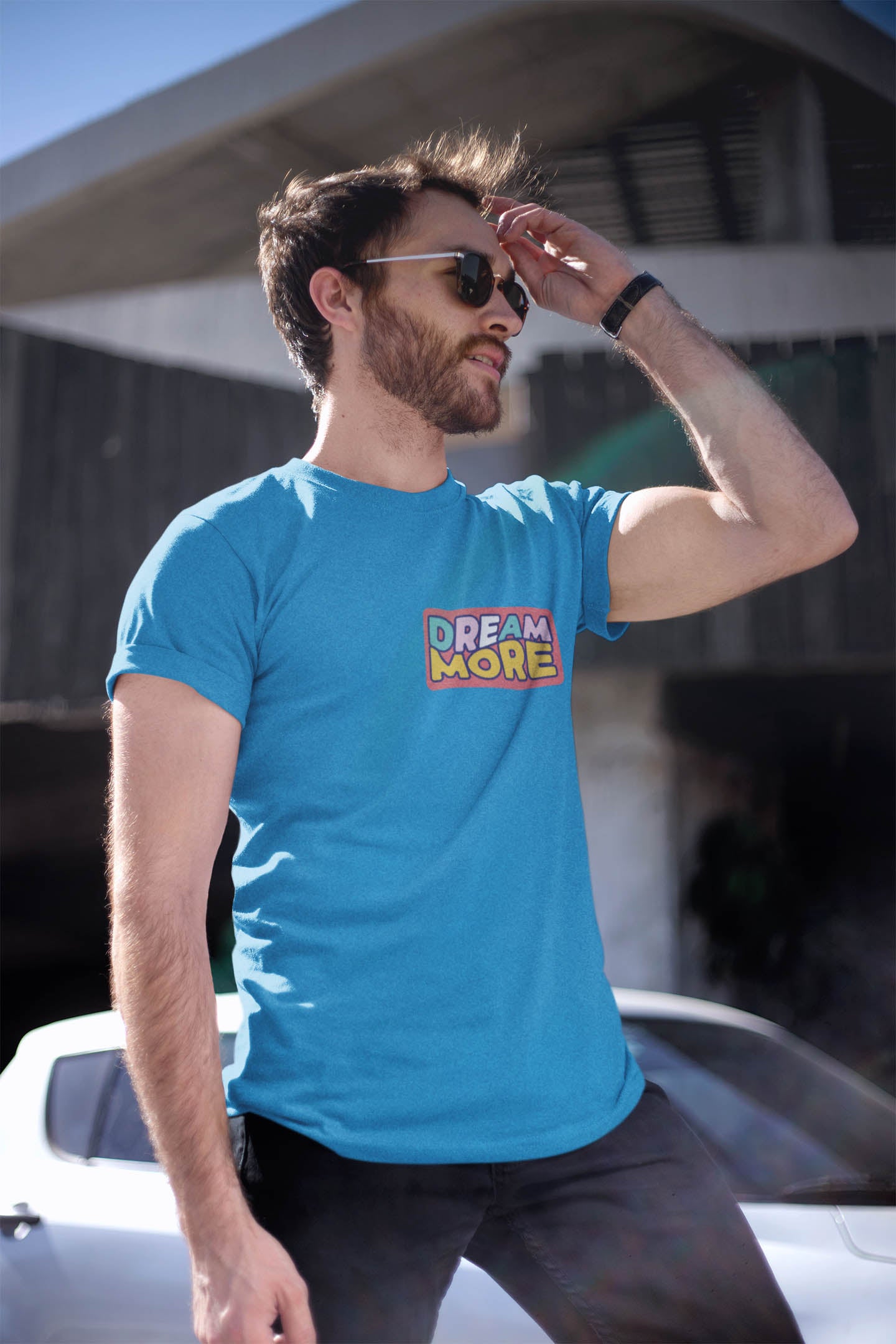 Dream More Men's Cotton T-Shirt