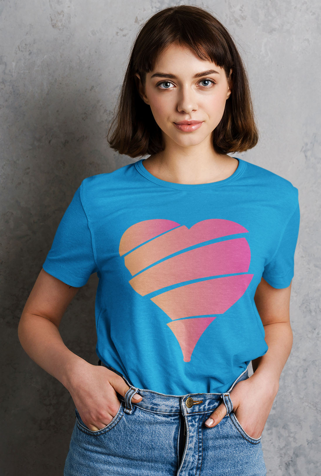 Big Heart Women's Cotton T-Shirt