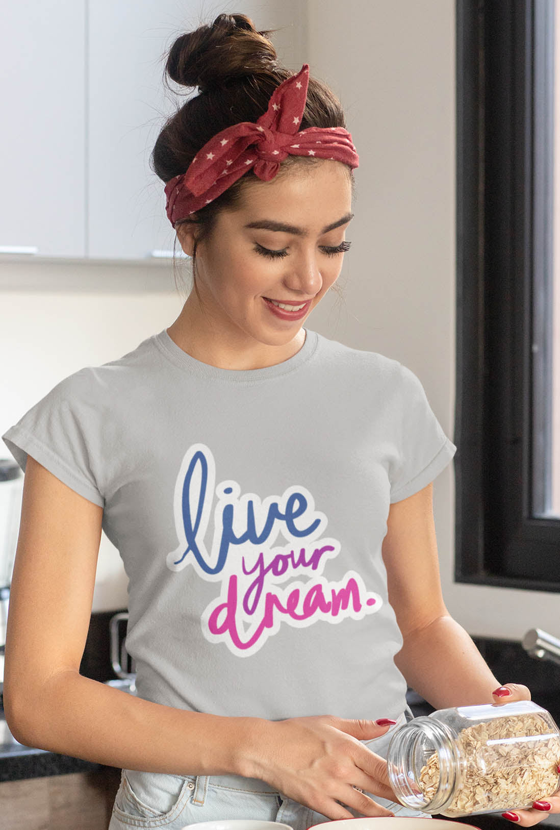 Live Your Dream Women's Cotton T-Shirt