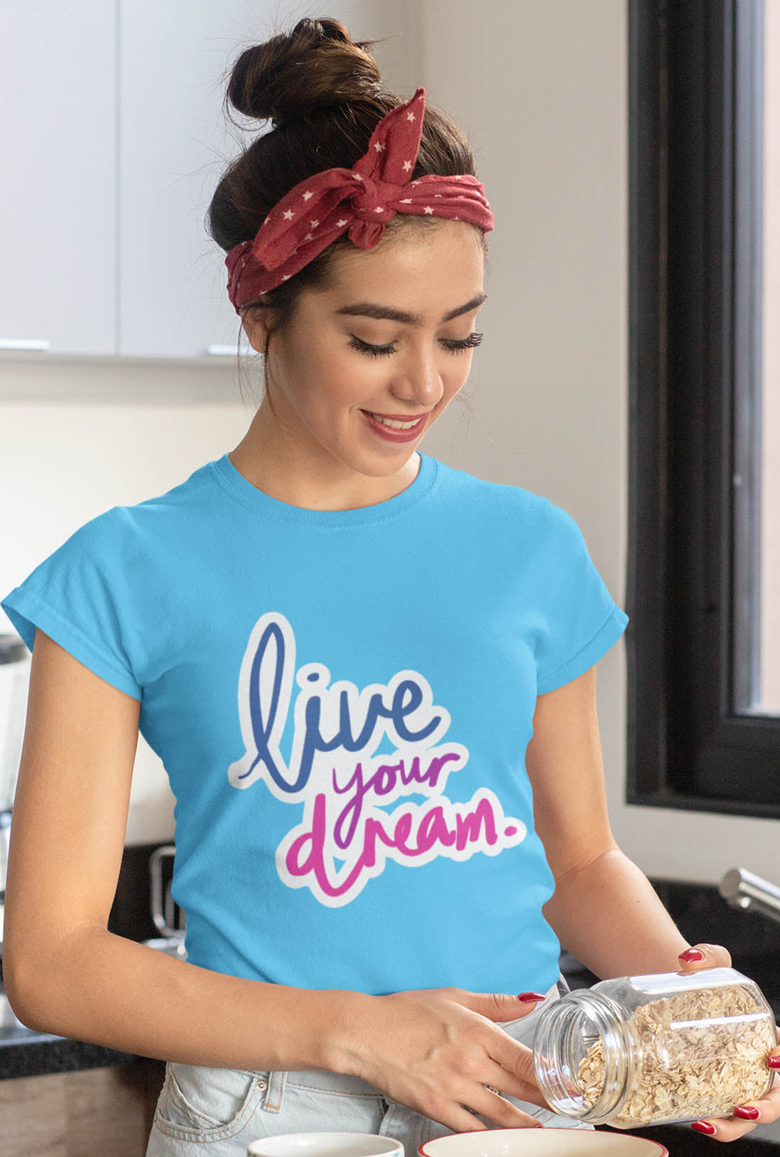 Live Your Dream Women's Cotton T-Shirt